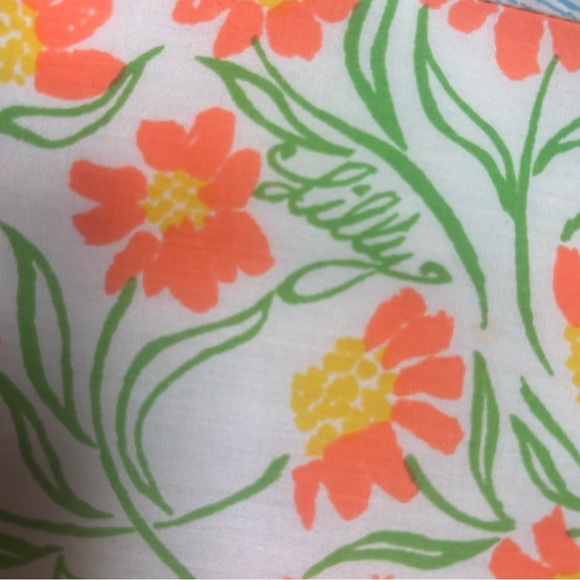 Lilly Pulitzer Floral Patchwork Skirt VINTAGE - Picture 5 of 15